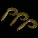 3pcs 8.5 cm U-Shaped Artificial Soft Lure Wobbler Bait Fishing Tackle(SC006