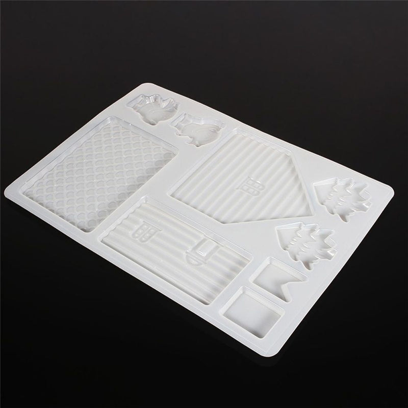 Tools Christmas Chocolate Mold Biscuits Cutter Gingerbread House Mould