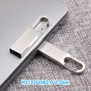 8GB/16GB/32GB/64GB/128GB Metal USB 2.0 Flash Drive Pen Memory Storage U Stick