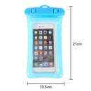 Waterproof Phone Case Underwater Touch Screen Mobile Phone Bags (Blue)