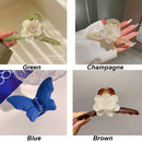 Elegant Side Clip Camellia Catch Clip Shark Clip Strongly Fixed Headwear