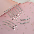 Accessories Hair Clips Rhinestones Hairpins Metal Barrette Crystal Hairgrip