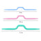 3pcs Plastic Twist Curved Needles Scarf Sweater Knitting DIY Weaving Tool
