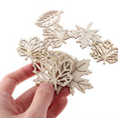 Scrapbooking Home Decoration Leaves Wood Chips Wooden Slice Hanging Ornaments