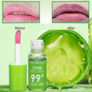 Long Lasting Transparent Lip Tint Liquid Lipstick Aloe Lip Gloss Color Changing