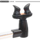 Fishing Rod Rest Butts Gripper Grips Pole Holder Stand Head Tools Black