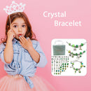 DIY Crystal Bracelet Colorful Beads Children Kids Pendant Jewelry Birthday Gi