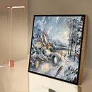 Snow House Rhinestone Mosaic Kit 5D DIY Full Drill Diamond Painting (B2341)