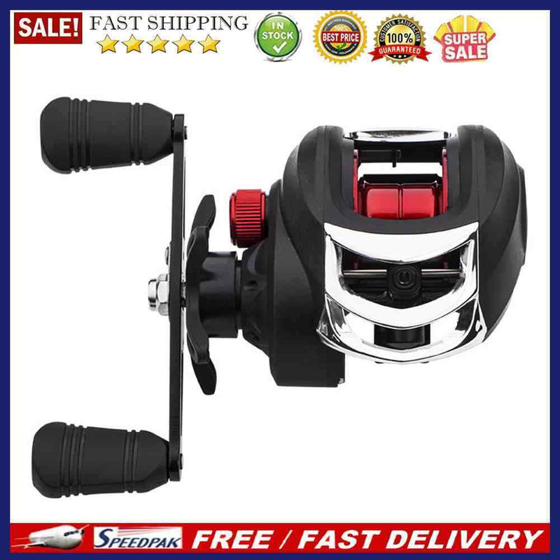 Metal Spool Baitcasting Reel 8kg Max Drag 7.2/1 High Speed Saltwater Fish Whe