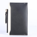 5pcs Women PU Solid Card Holder Money Bag Multi-slot Mini Wallet(Black)