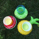 6pcs Floating Inflatable Drinks Cup Holder Pool Party Floats Bar Coasters Toys