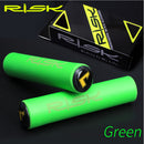 RISK 1 Pair Bicycle Handlebar Cover Non Slip Bike Handle End Grips (Green) Newly
