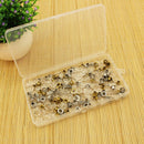Transparent Plastic Storage Box Square Jewelry Parts Multi Functional Case Newly