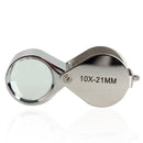 Mini 10 x 21mm Jeweler Loupe Magnifier Magnifying Glass Eye Loupe