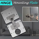 Cabinet Cupboard Furniture Drawer Window Steel Hinge Repair Plate Hardware Newly