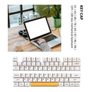 PBT Keycap for MX Switch Mechanical Keyboard Accessory (Bee Milk Japanese)