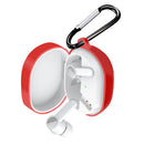 Bluetooth-Compatible Earbuds Case for SoundPEATS Q Protective Skin (Red)