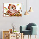 Cross Stitch Kits 14CT Stamped Tree Bird Canvas Needlework (DA410)