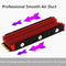 JEYI M.2 NVME NGFF 2280 SSD Heatsink Computer Cooling Thermal Pads (Red) Newly
