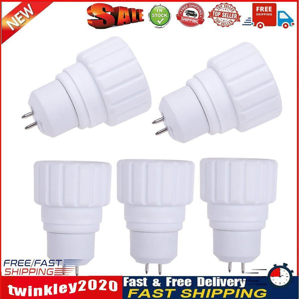 5pcs Heat Resistant MR16 to GU10 Base Lamp Holder Socket Converter Adapter Newly