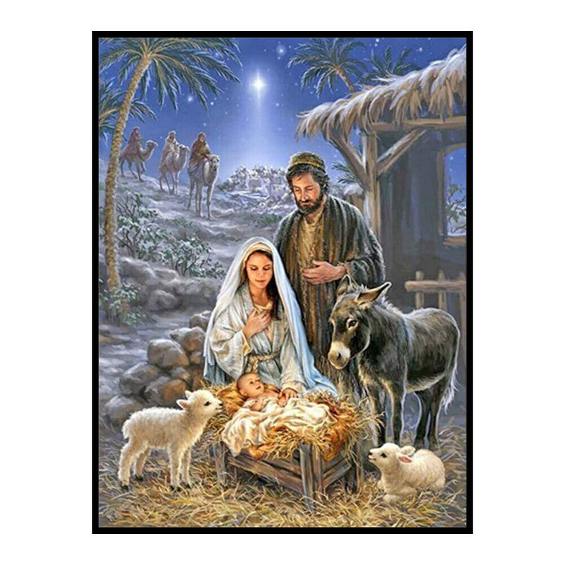 Full Cross Stitch 11CT Shepherd Stamped Embroidery DIY Crafts Home Decorations