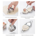 Stainless Steel Dumpling Maker DIY Jiaozi Ravioli Making Dough Mold (Heart)