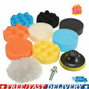 Car Buffing Pads Polishing Sponge Buffer Set Waxing For Drill J7Z1 Polisher Y5T5