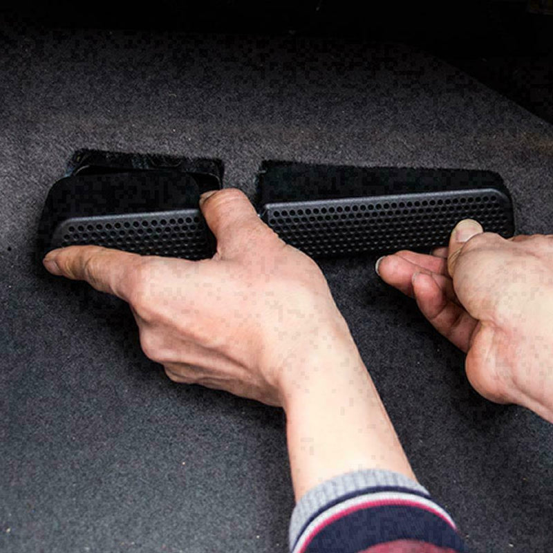 2Pcs Car Air Conditioner Cover Under Rear Seat Seat Air L2J3 Duct K9Q4 A6T3