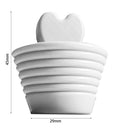 Bathtub Drain Stopper Bath Plug Silicone Bathroom Tub Sink Drain (White) Newly