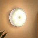Motion Sensor LED Night Light USB Bedside Home Cabinet Lighting (Warm) Newly