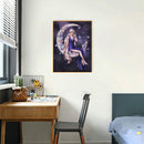Diamond Painting Moon Goddess Full Round Drill Picture of Rhinestone DIY Dr