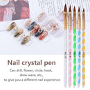 Carving Acrylic Drawing Liner Manicure Tools Painting Pen Nail Art Brushes