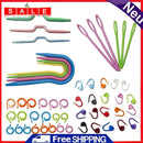53pcs Knitting Kit Needle Clip Hook Art Craft Markers Cross Stitch Tools