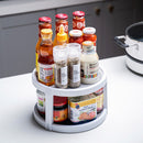 Rotation Cabinet Organizer Storage Spice Drink Cosmetic Storage Rack Tray Newly