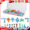 Kids Writing Pencil Holder Rubber Children Pen Aid Grip Tools Set (White)