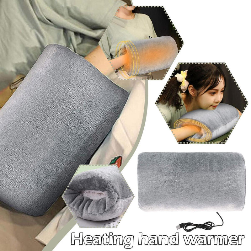 Electric USB Heated Foot Warmer Winter Feet Heating Pad Cushion Washable 2022~