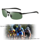UV Protection Polarized Men Sport Photochromic Sunglasses (Dark Green Lens)