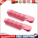 2pcs Hair Roots Fluffy Curlers Clip Hair Curler Twist DIY Tool (Pink)