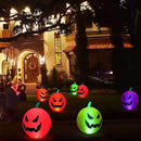 Waterproof Halloween Glowing Balloon Pumpkin Balloon Ghost Festival Atmosphere