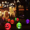 Waterproof Halloween Glowing Balloon Pumpkin Balloon Ghost Festival Atmosphere