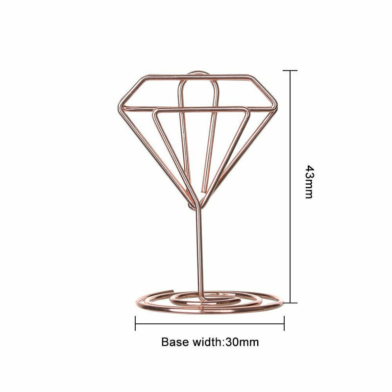 Desktop Decoration Place Card Clamps Stand Photos Clips Table Numbers Holder