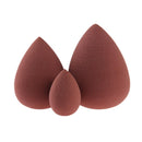 Makeup Sponge for Foundation, Water Drops, Reusable, 3-Piece