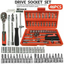 Ratchet Torx 1/4-Inch Metric Drive Socket Wrench Set Screwdriver Socket