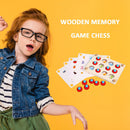 Wooden Memory Game Chess Focus Training Thinking Ability Children Kids Toys