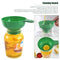 Canning Kit, Canning Jar Lifter with Grip, Anti-Scald Clip, 6pcs (Green)