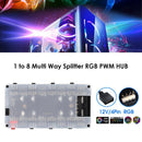 1 To 8 Multi Way RGB PWM HUB 12V/4 Pin for Fan Motherboard (4D+Shell)