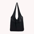 Korean Hollow Woven Shoulder Bags Women Knitting Handbags Summer Beach Totes
