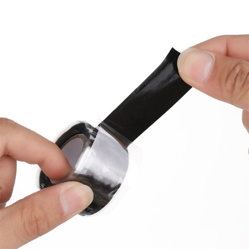 Waterproof Silicone PerformanceRepair Tape Bonding Wire Film Tape (Black)