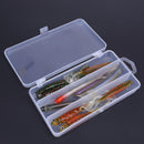 3 Compartments PP Fishing Bait Box Single Layer Fishing Hook Storage Case