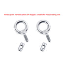 2pcs Lifting Eye Nut Fastener 304 Stainless Steel for Boat Caravan Camper A